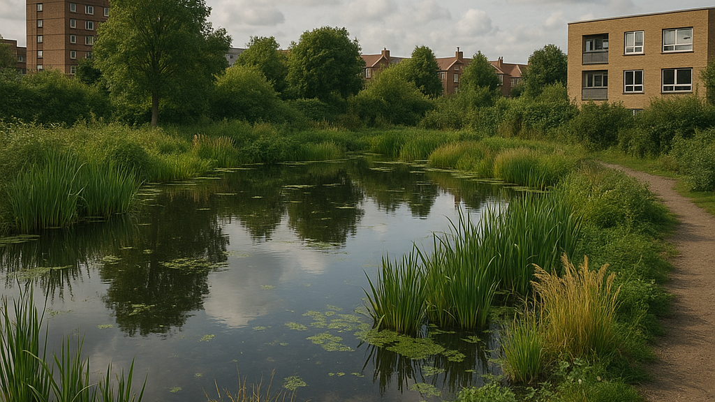 Pond habitat example
